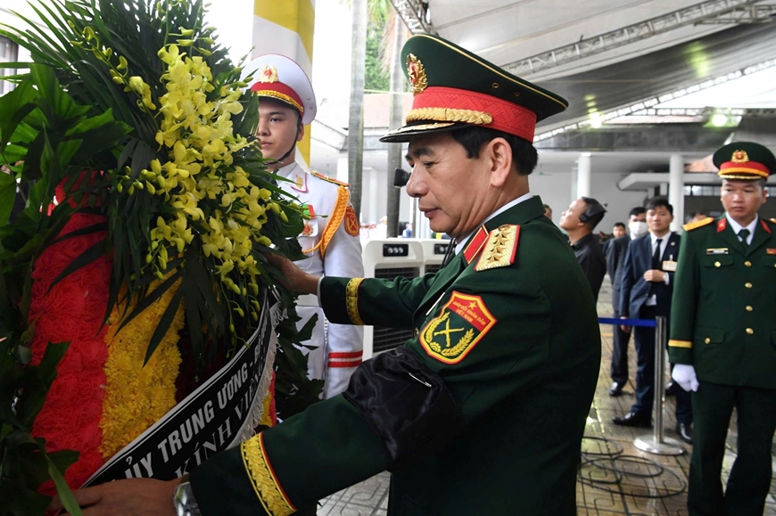 Cử hành trọng thể Lễ viếng nguyên Chủ tịch nước Trần Đức Lương