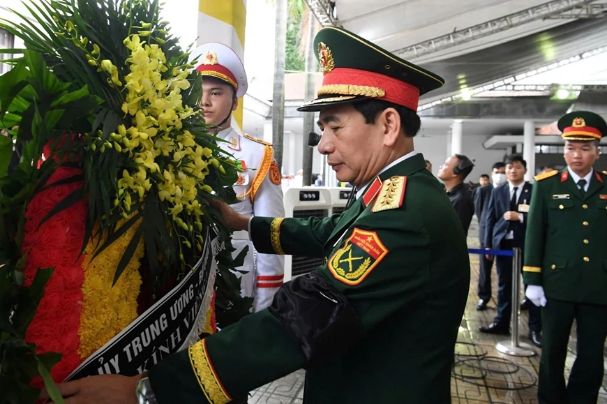 Cử hành trọng thể Lễ viếng nguyên Chủ tịch nước Trần Đức Lương