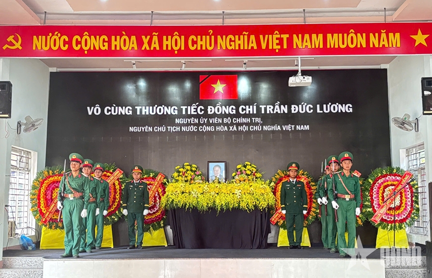 Cử hành trọng thể Lễ viếng nguyên Chủ tịch nước Trần Đức Lương