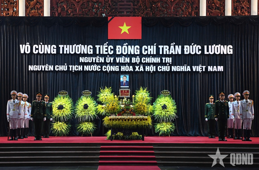 Cử hành trọng thể Lễ viếng nguyên Chủ tịch nước Trần Đức Lương