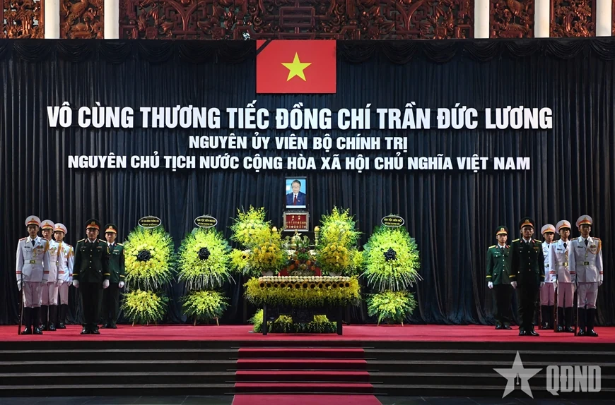Cử hành trọng thể Lễ viếng nguyên Chủ tịch nước Trần Đức Lương