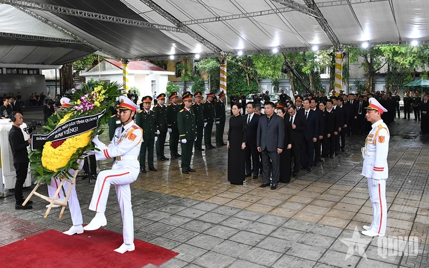 Cử hành trọng thể Lễ viếng nguyên Chủ tịch nước Trần Đức Lương