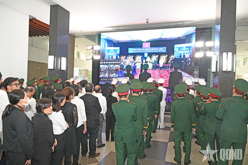 Cử hành trọng thể Lễ viếng nguyên Chủ tịch nước Trần Đức Lương