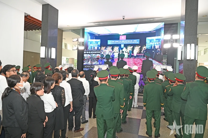 Cử hành trọng thể Lễ viếng nguyên Chủ tịch nước Trần Đức Lương