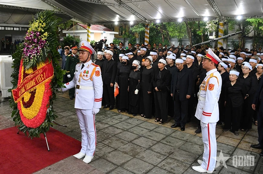 Cử hành trọng thể Lễ viếng nguyên Chủ tịch nước Trần Đức Lương