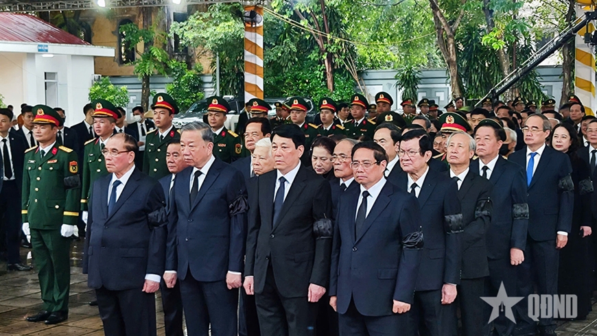 Cử hành trọng thể Lễ viếng nguyên Chủ tịch nước Trần Đức Lương