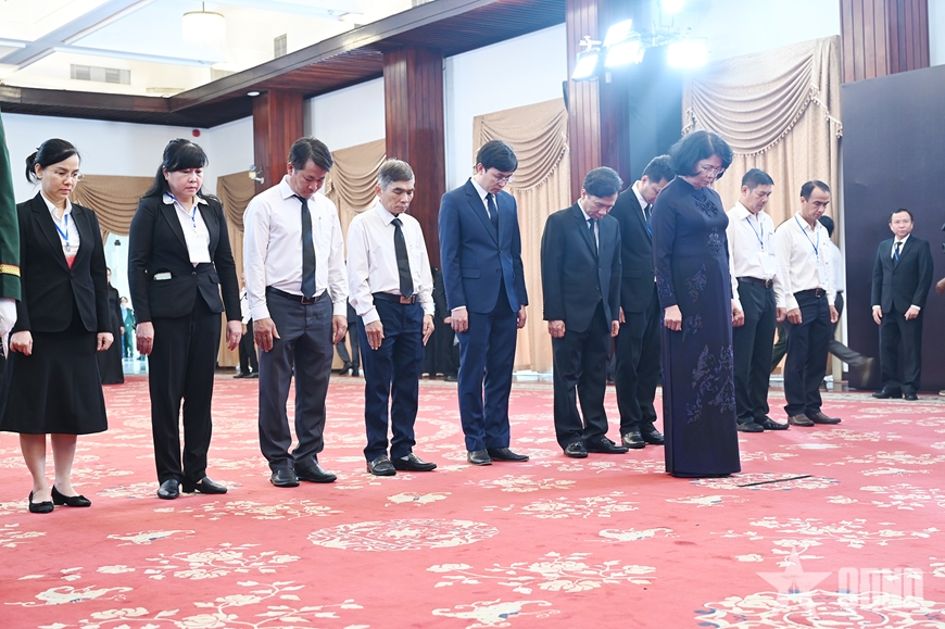 Cử hành trọng thể Lễ viếng nguyên Chủ tịch nước Trần Đức Lương