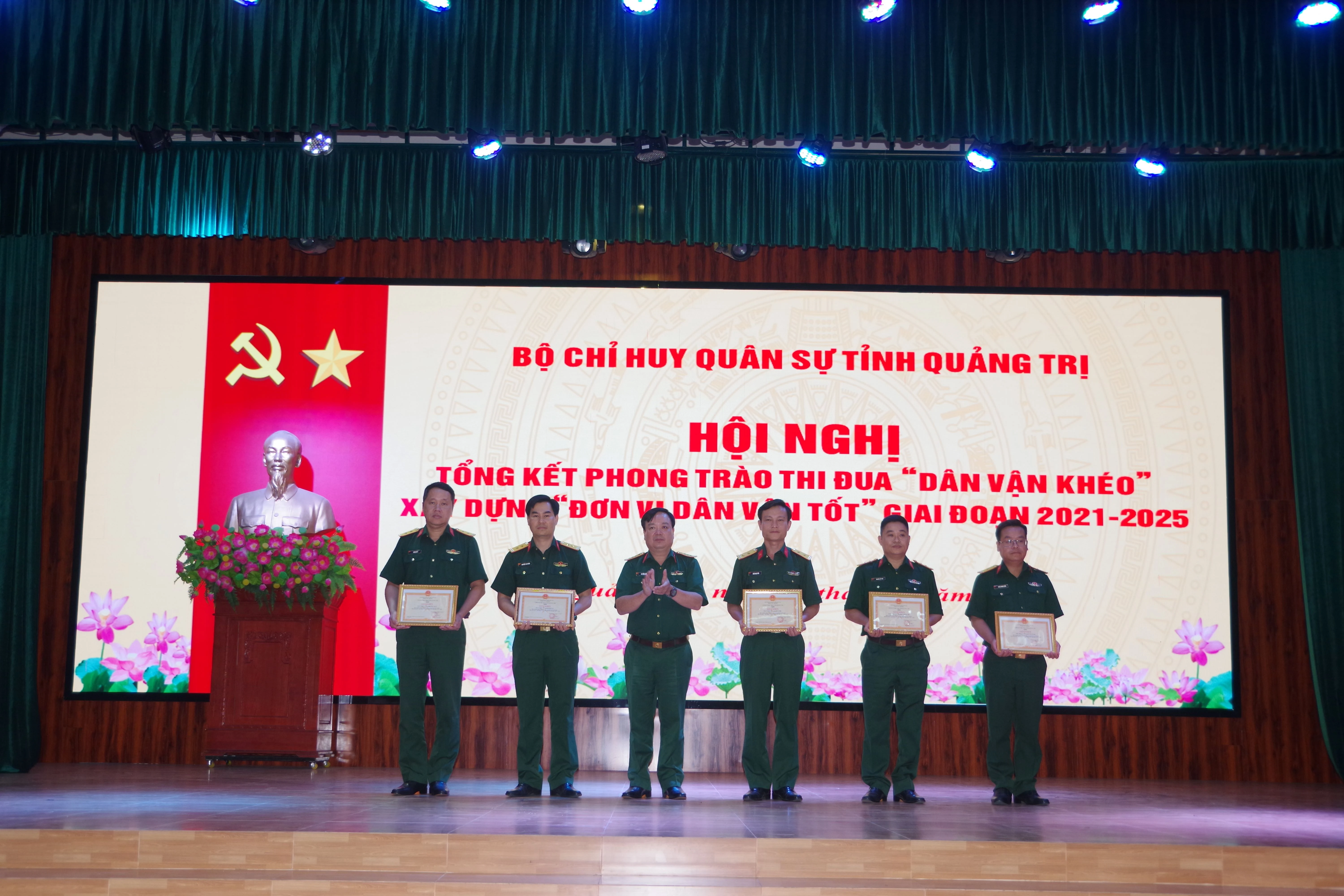 Bộ CHQS tỉnh Quảng Trị: Hội nghị tổng kết phong trào thi đua “Dân vận khéo” và xây dựng “Đơn vị dân vận tốt” giai đoạn 2021 – 2025