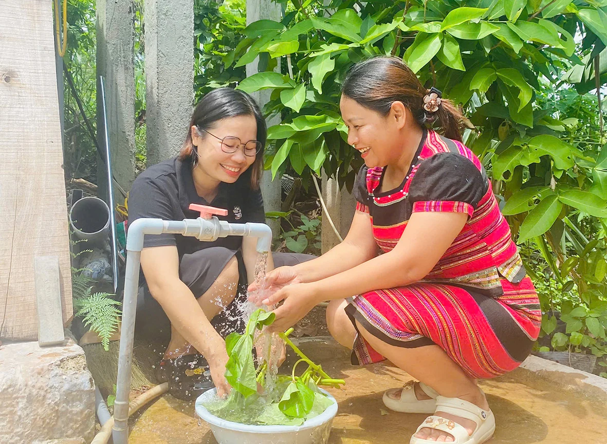 Nâng cao chất lượng cuộc sống nhờ tín dụng nước sạch, vệ sinh môi trường nông thôn