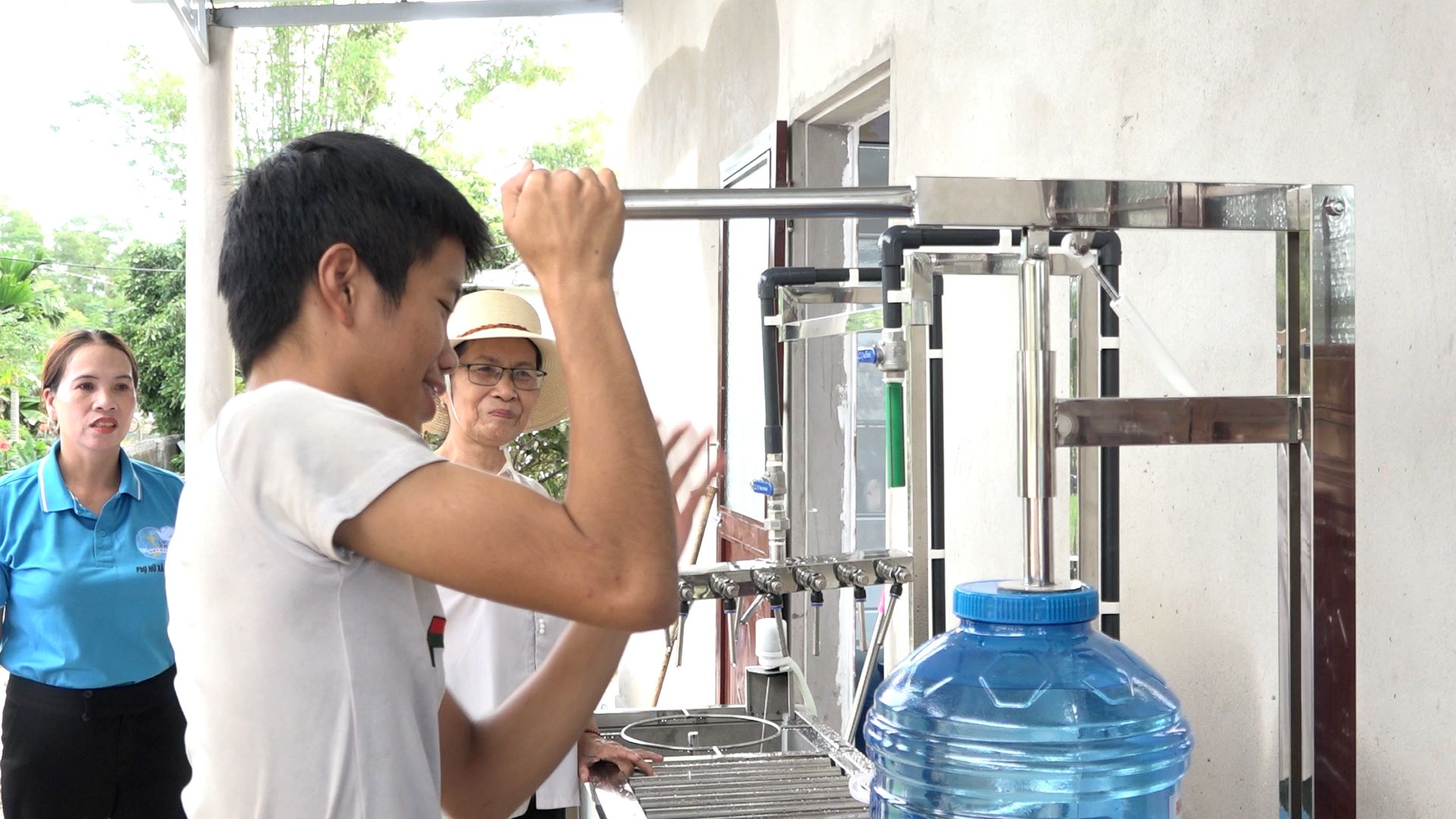 Triệu Phong: 100% hộ gia đình sử dụng nguồn nước hợp vệ sinh