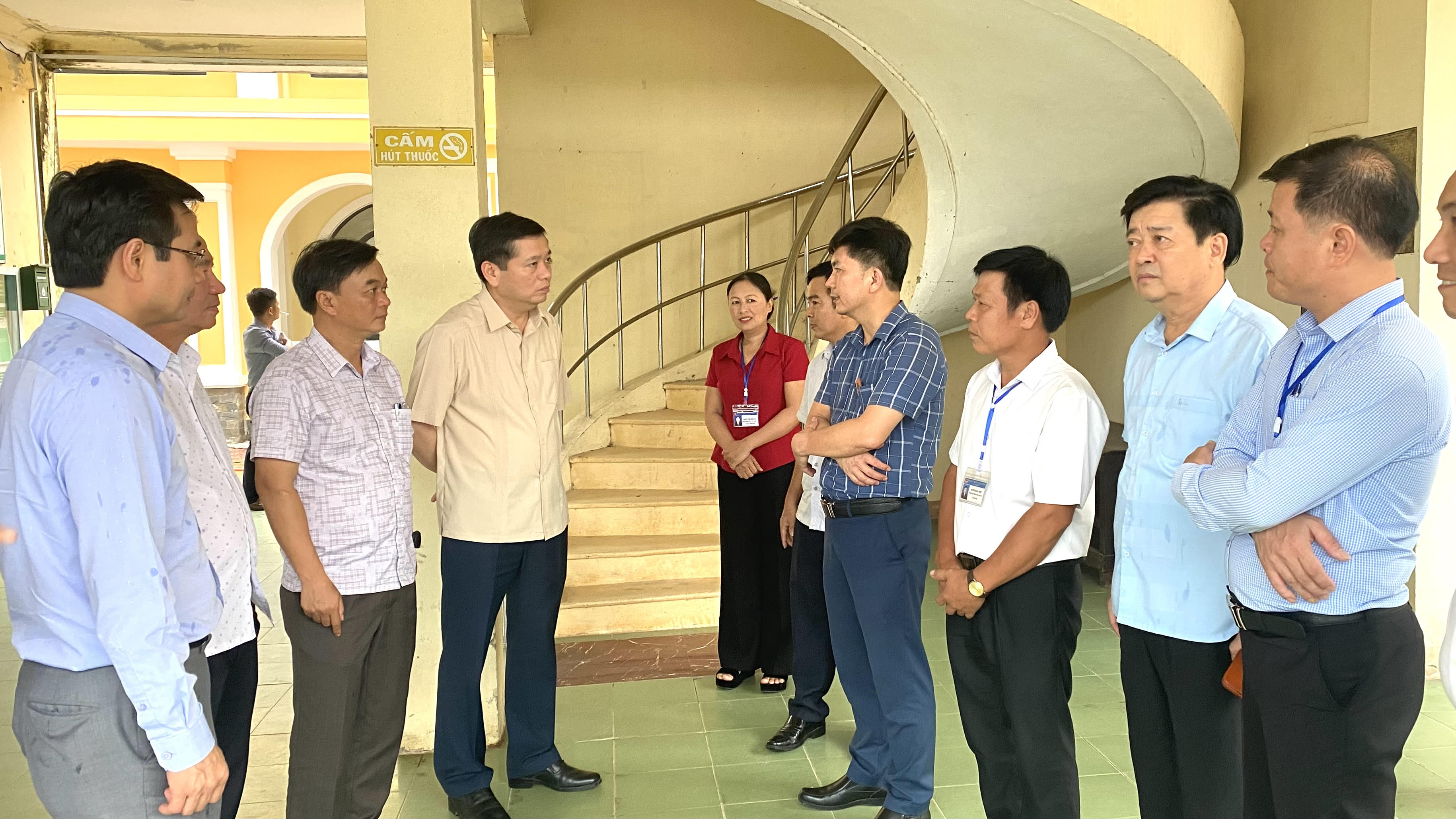 Bí thư Tỉnh ủy Nguyễn Long Hải kiểm tra công tác chuẩn bị thành lập và vận hành thử xã mới tại Vĩnh Linh