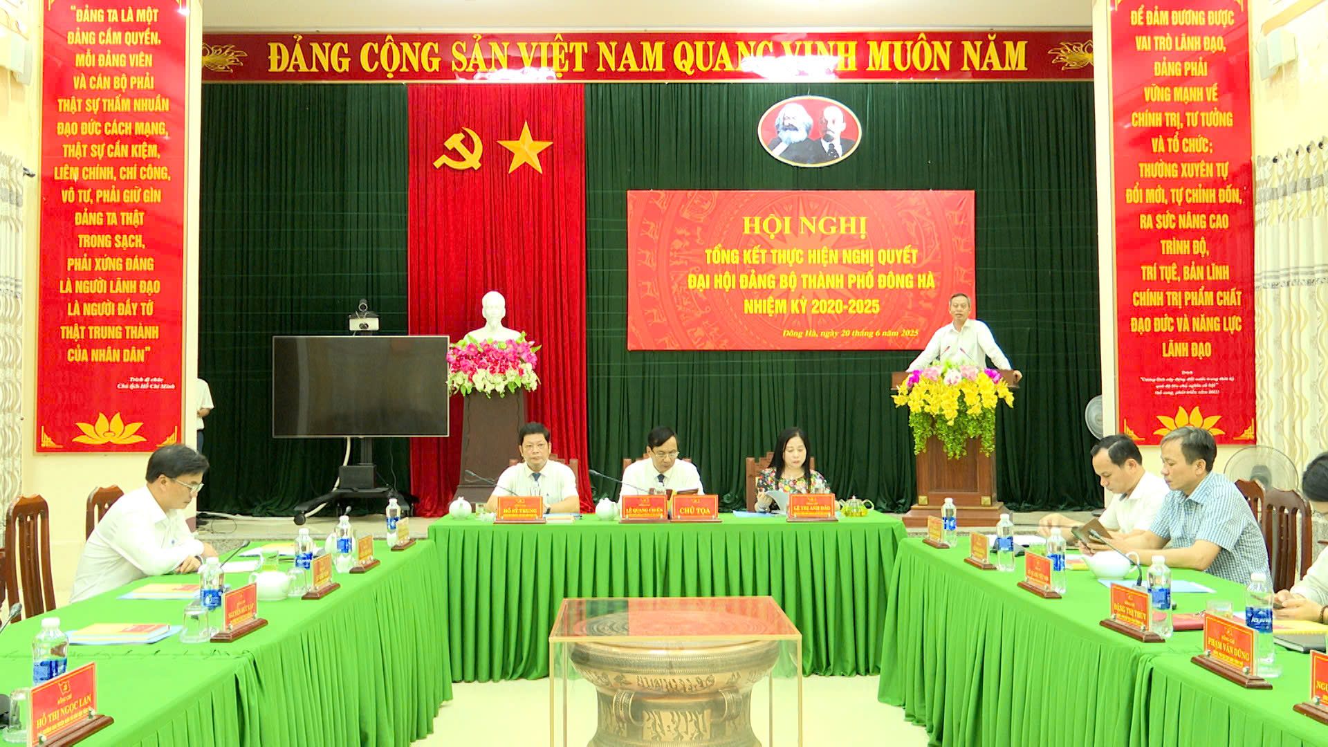 Đông Hà: Đánh giá kết quả thực hiện Nghị quyết Đại hội Đảng bộ thành phố nhiệm kỳ 2020 - 2025