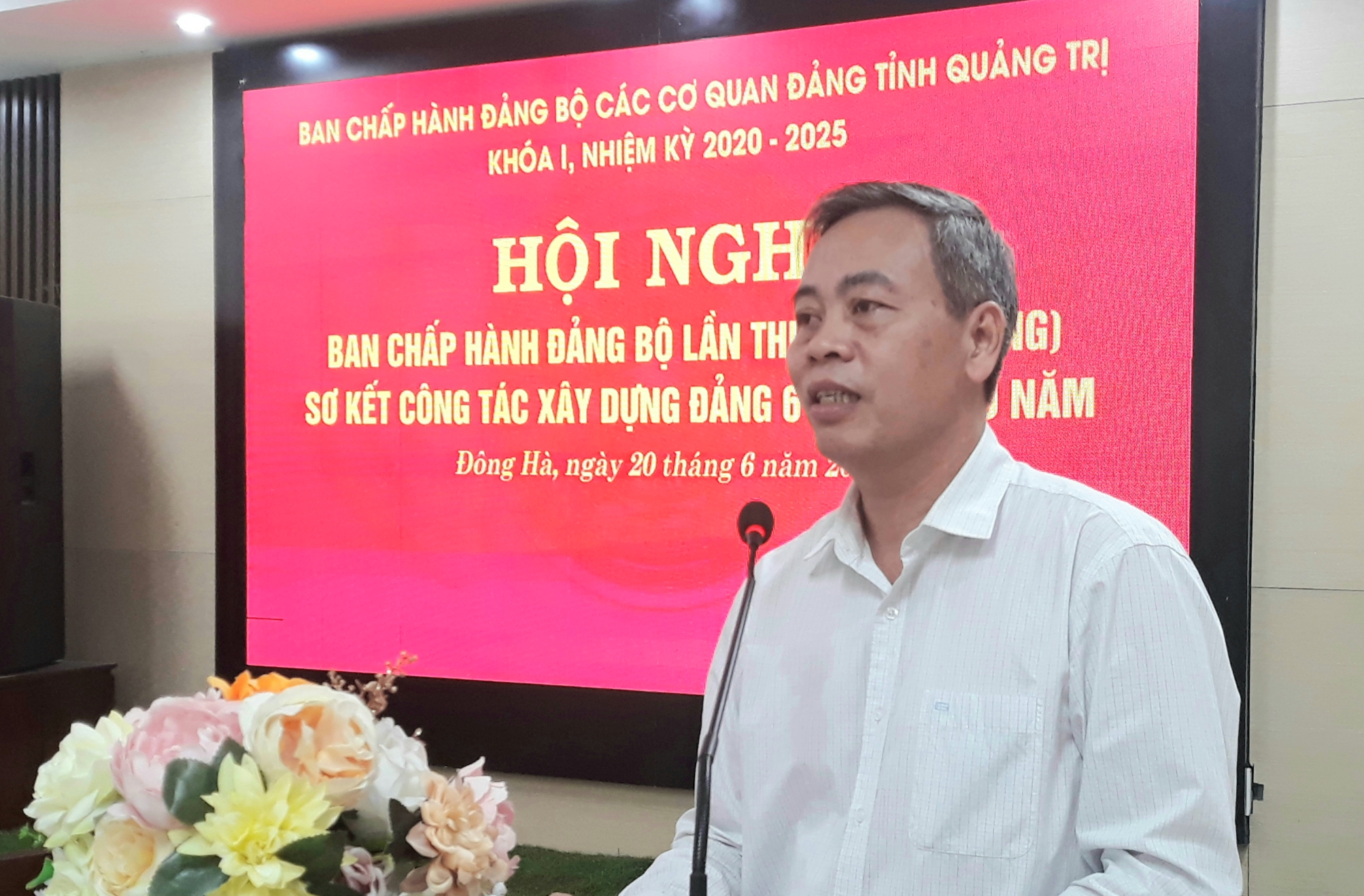 Đảng ủy các cơ quan Đảng tỉnh sơ kết công tác xây dựng Đảng 6 tháng đầu năm 2025