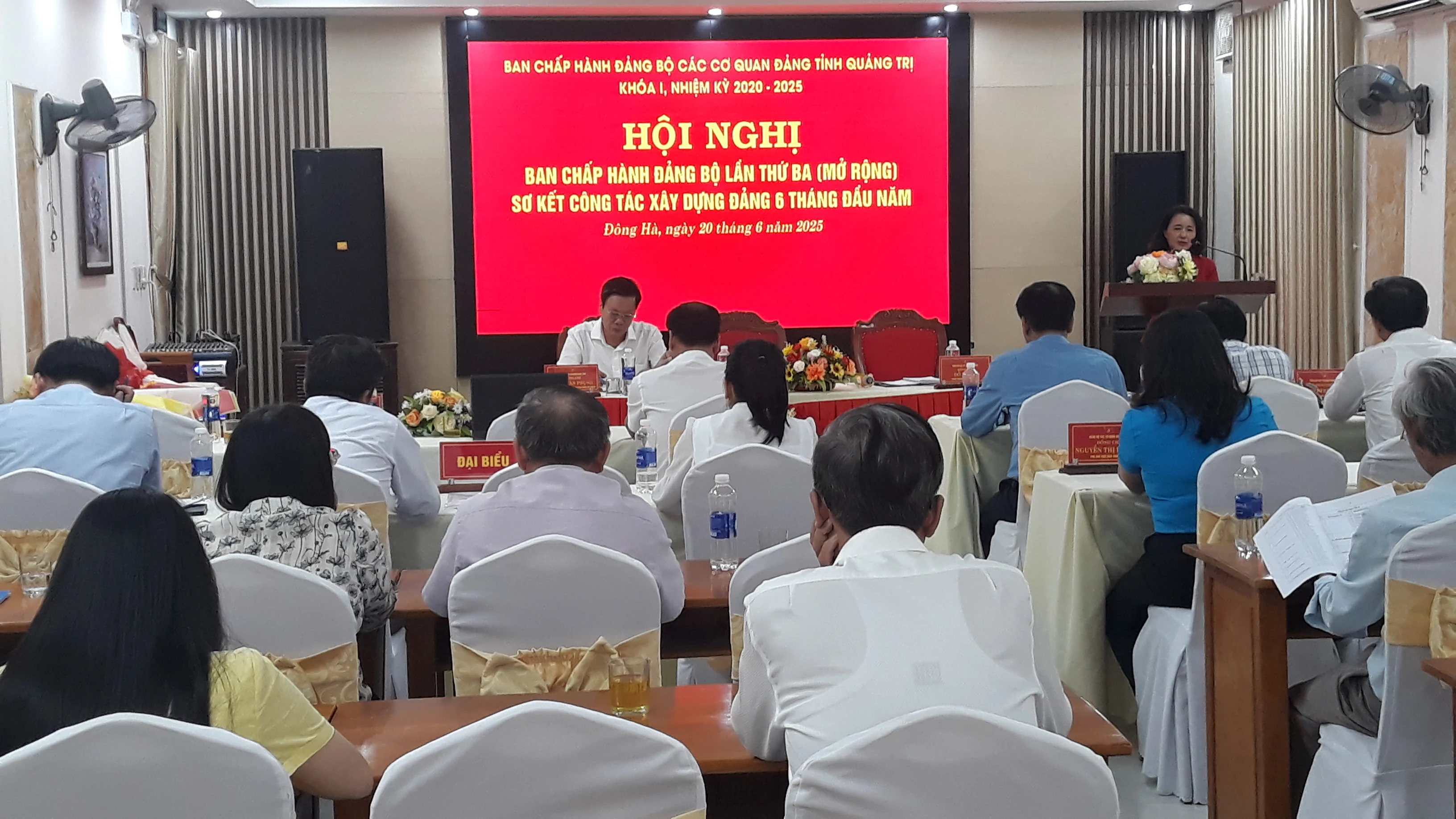 Đảng ủy các cơ quan Đảng tỉnh sơ kết công tác xây dựng Đảng 6 tháng đầu năm 2025