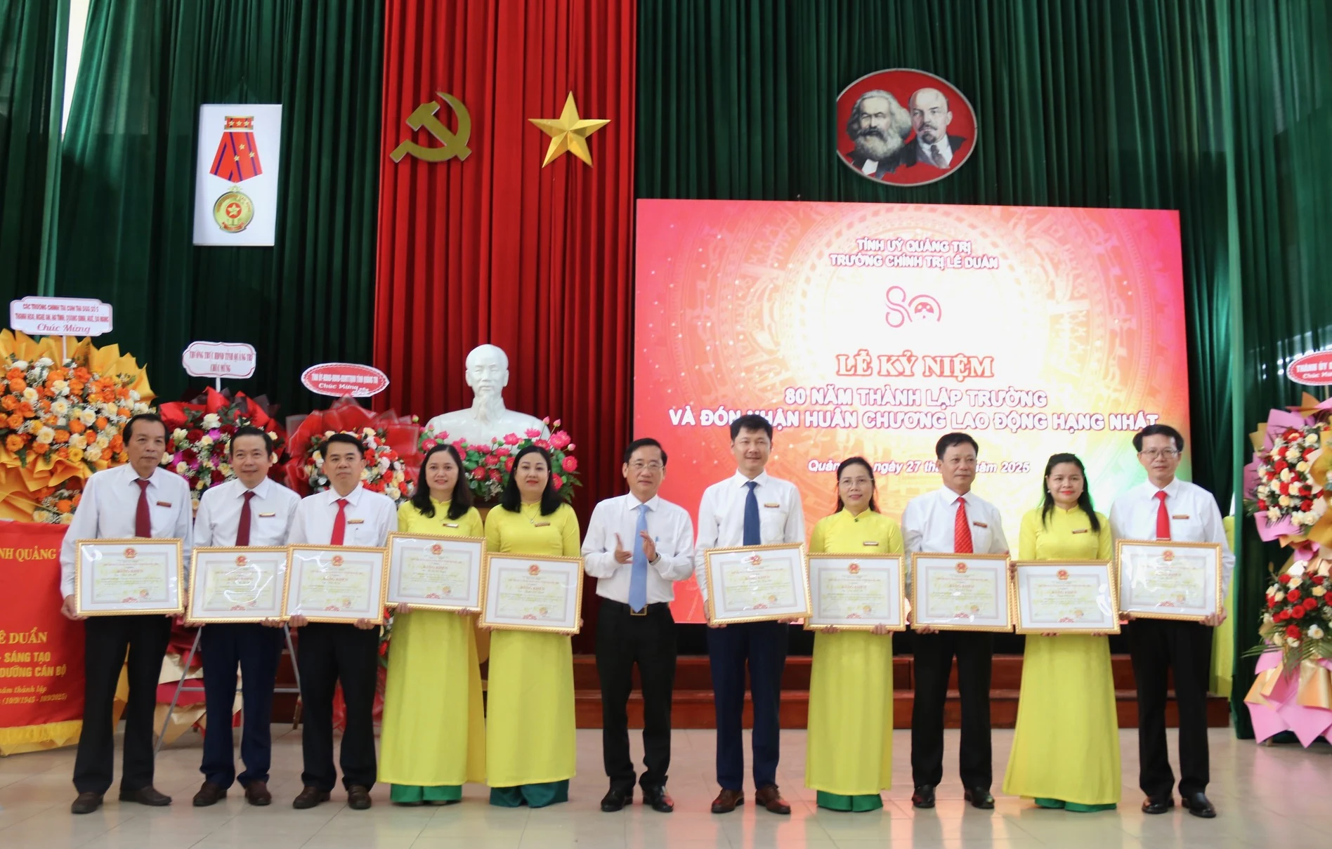 Trường Chính trị Lê Duẩn kỷ niệm 80 năm thành lập và đón nhận Huân chương Lao động hạng Nhất
