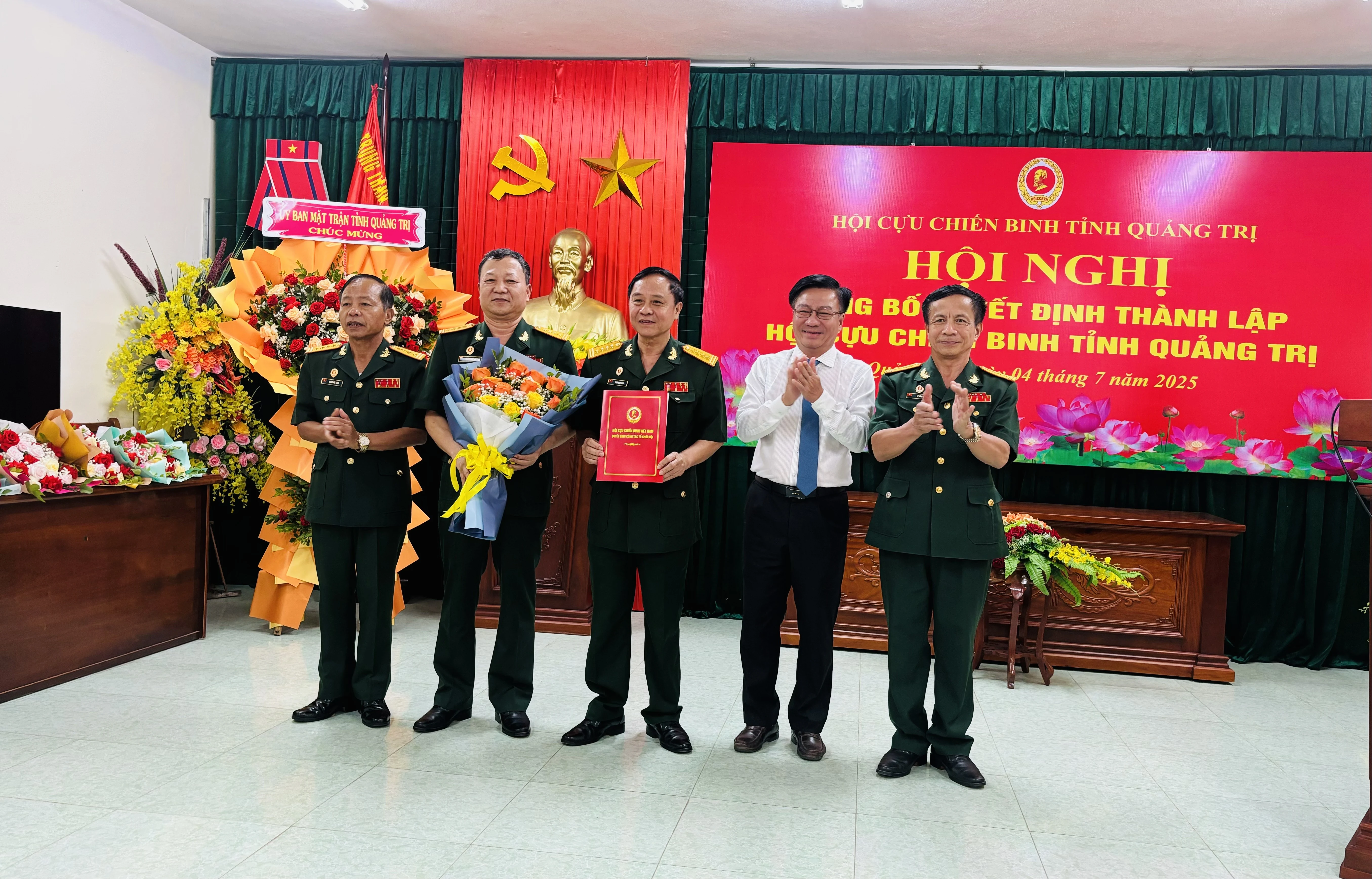 Thành lập Hội Cựu chiến binh tỉnh Quảng Trị