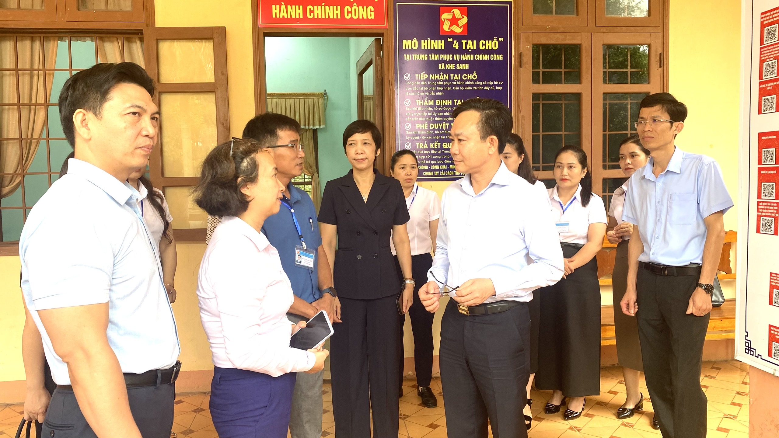Phó Chủ tịch UBND tỉnh Hoàng Xuân Tân kiểm tra vận hành hành chính quyền 2 cấp tại các địa phương