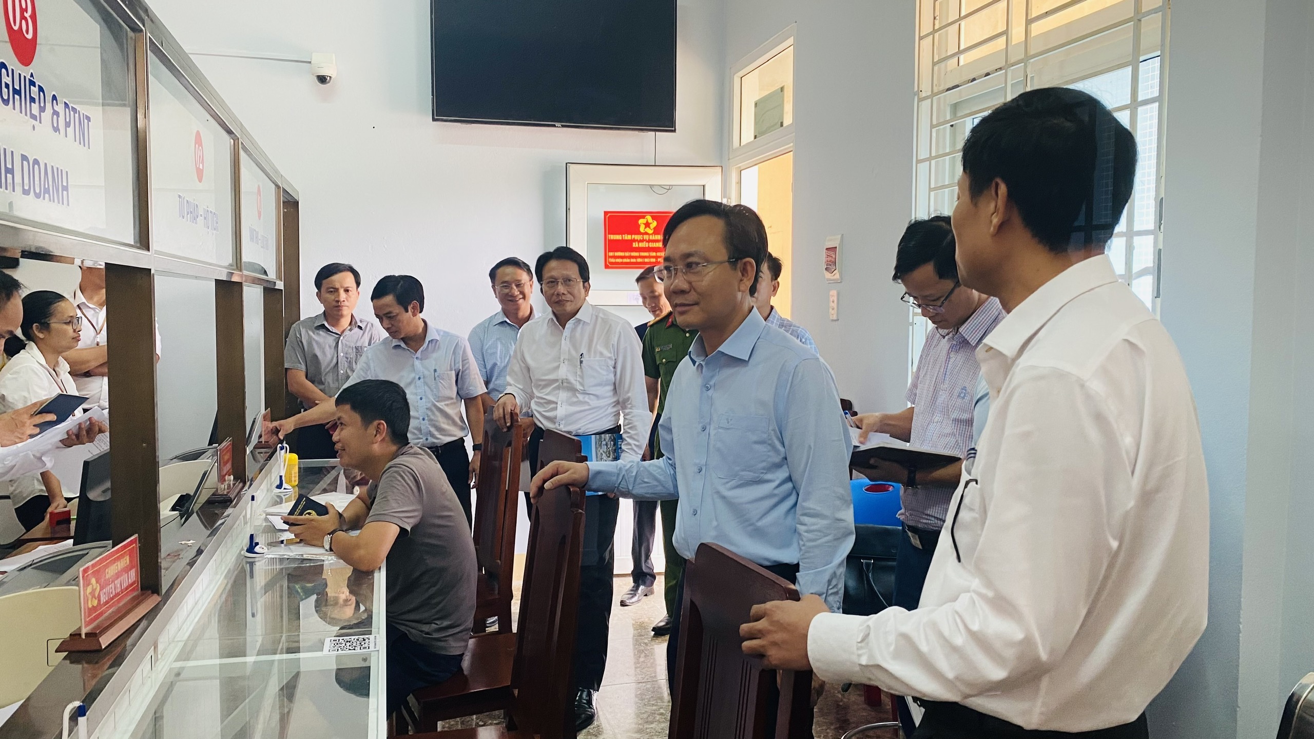 Phó Chủ tịch UBND tỉnh Hoàng Xuân Tân kiểm tra vận hành hành chính quyền 2 cấp tại các địa phương