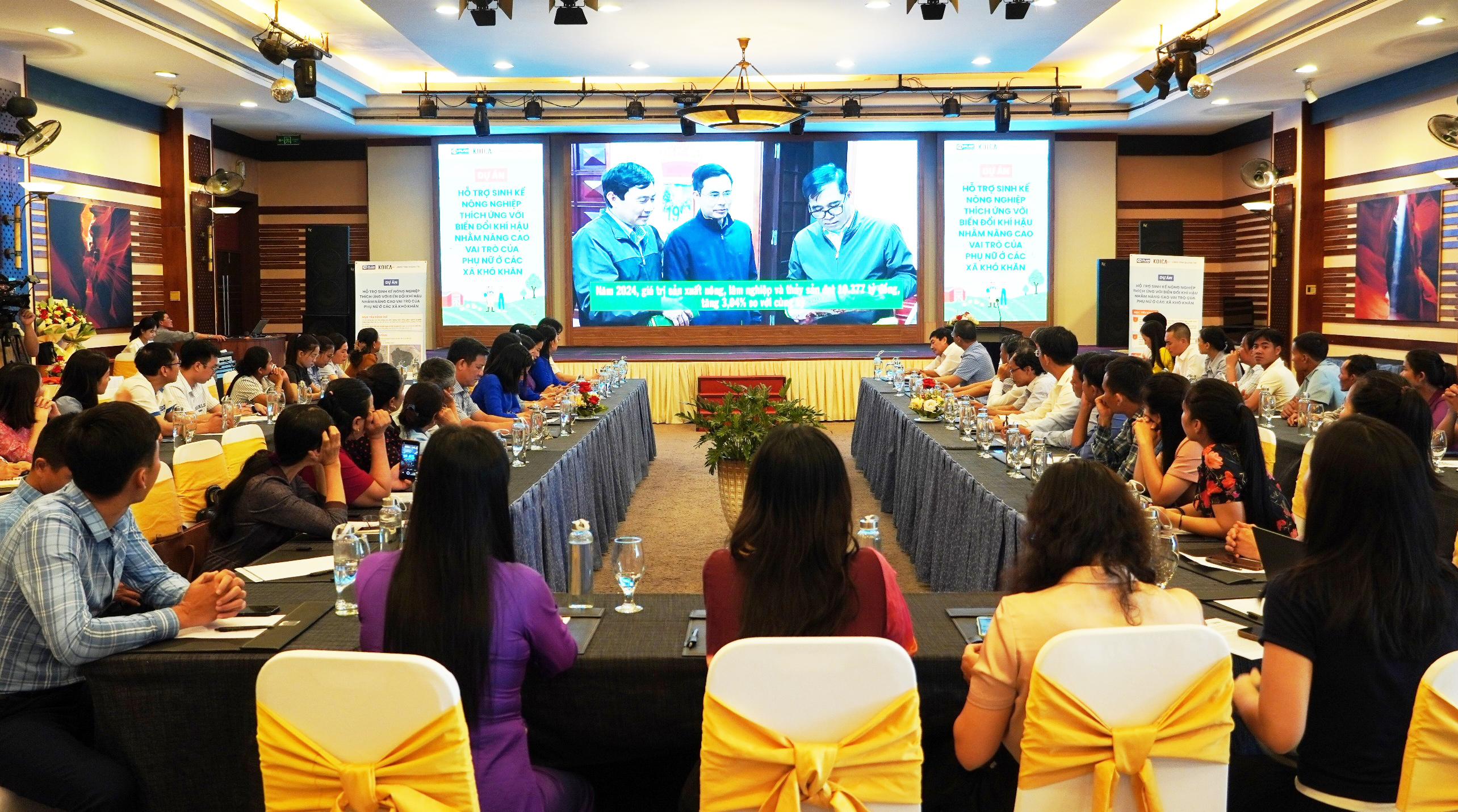 Hội thảo khởi động dự án “Hỗ trợ sinh kế nông nghiệp thích ứng với biến đổi khí hậu nhằm nâng cao vai trò phụ nữ ở các xã khó khăn