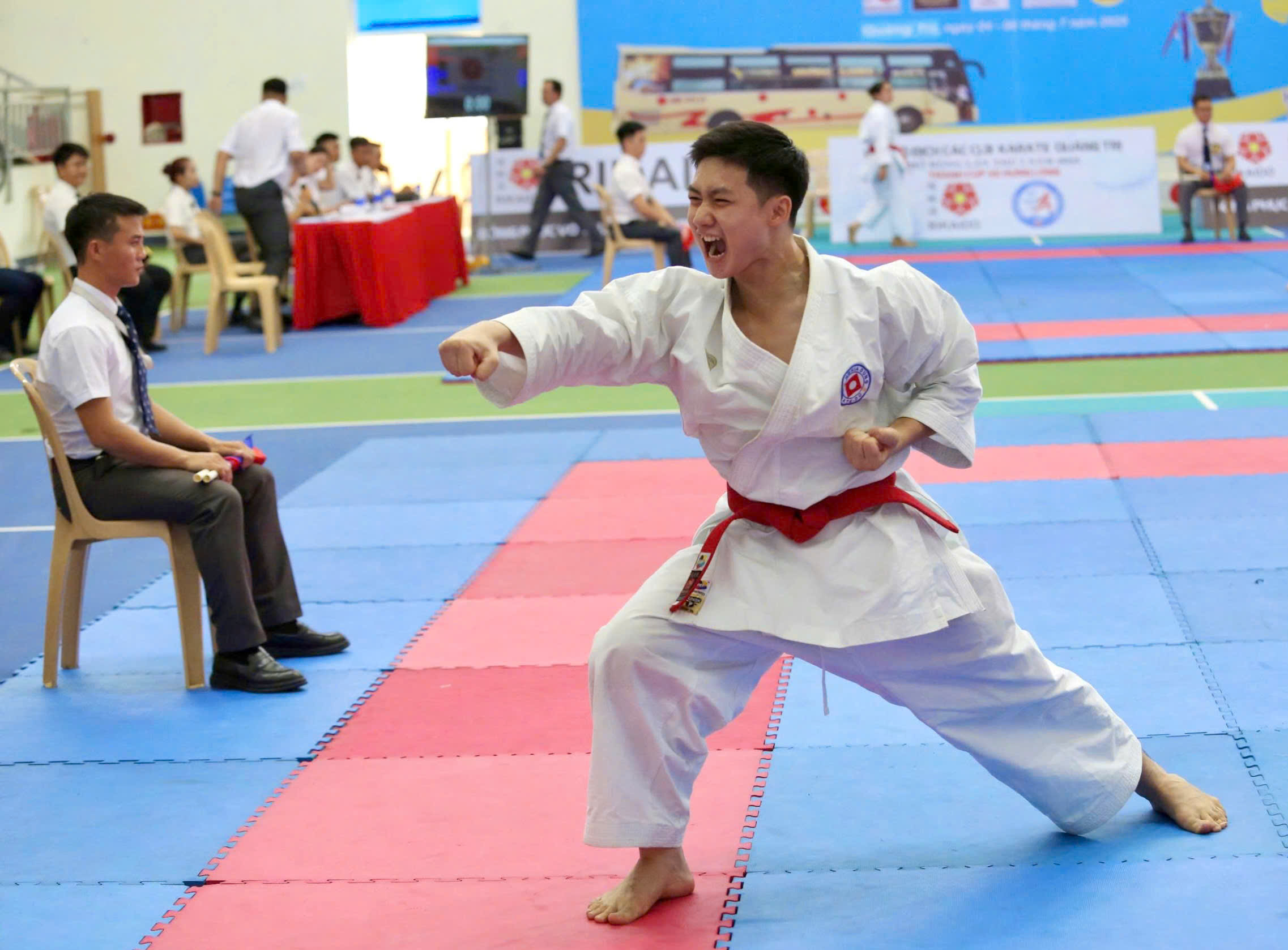 Hơn 600 vận động viên tranh tài tại Giải vô địch Karate các Câu lạc bộ tỉnh Quảng Trị mở rộng lần thứ I 