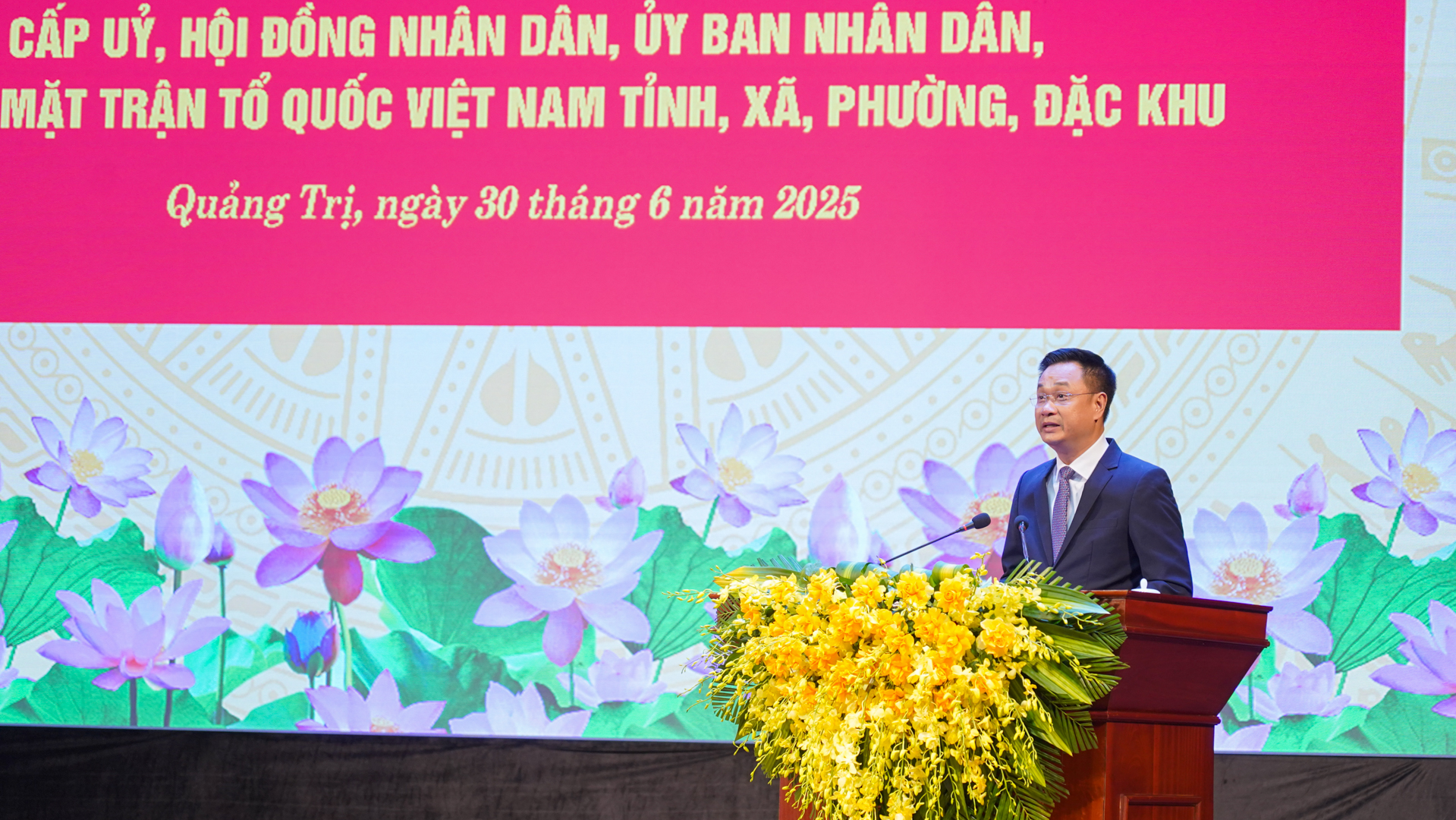 Công bố các nghị quyết, quyết định về sắp xếp đơn vị hành chính các cấp tỉnh Quảng Trị mới