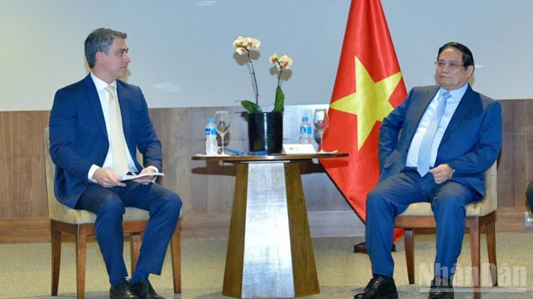 Thủ tướng Phạm Minh Chính tiếp các tập đoàn hàng đầu Brazil
