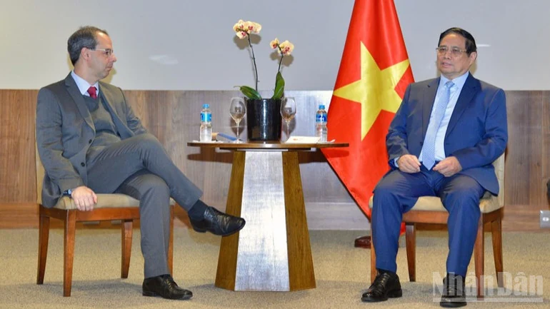 Thủ tướng Phạm Minh Chính tiếp các tập đoàn hàng đầu Brazil