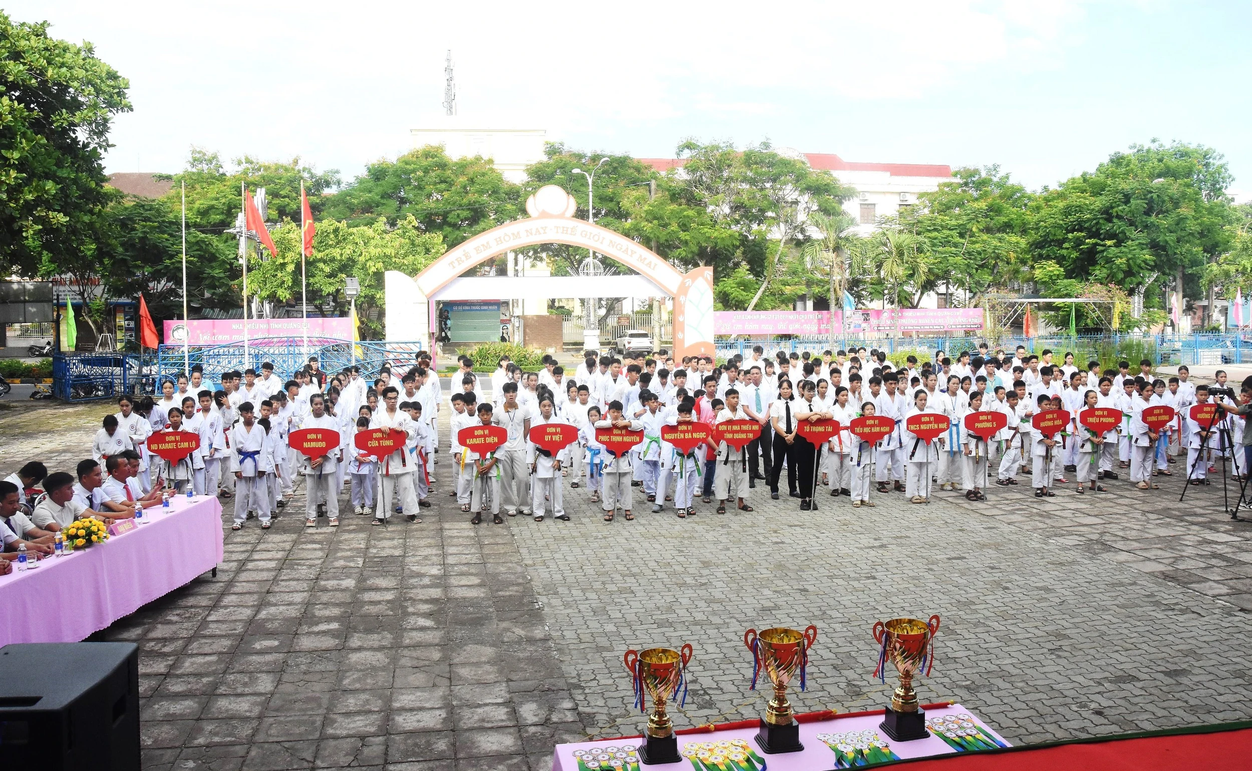 Khai mạc Giải vô địch CLB Karate Nhà Thiếu nhi tỉnh Quảng Trị mở rộng lần thứ I - năm 2025