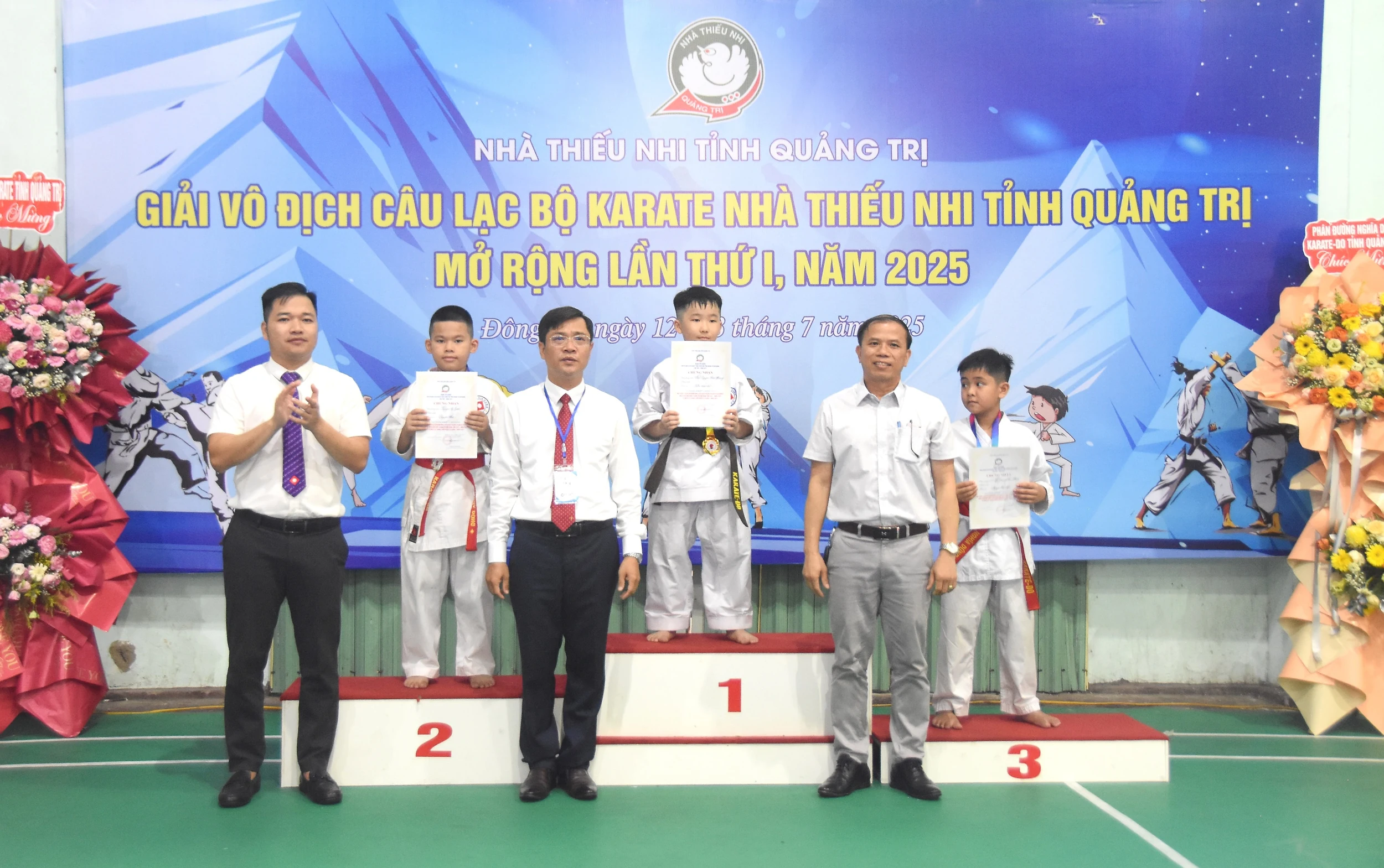 Giải vô địch CLB Karate Nhà Thiếu nhi tỉnh Quảng Trị mở rộng lần thứ I - năm 2025: Trao 46 bộ huy chương cho các VĐV đoạt giải