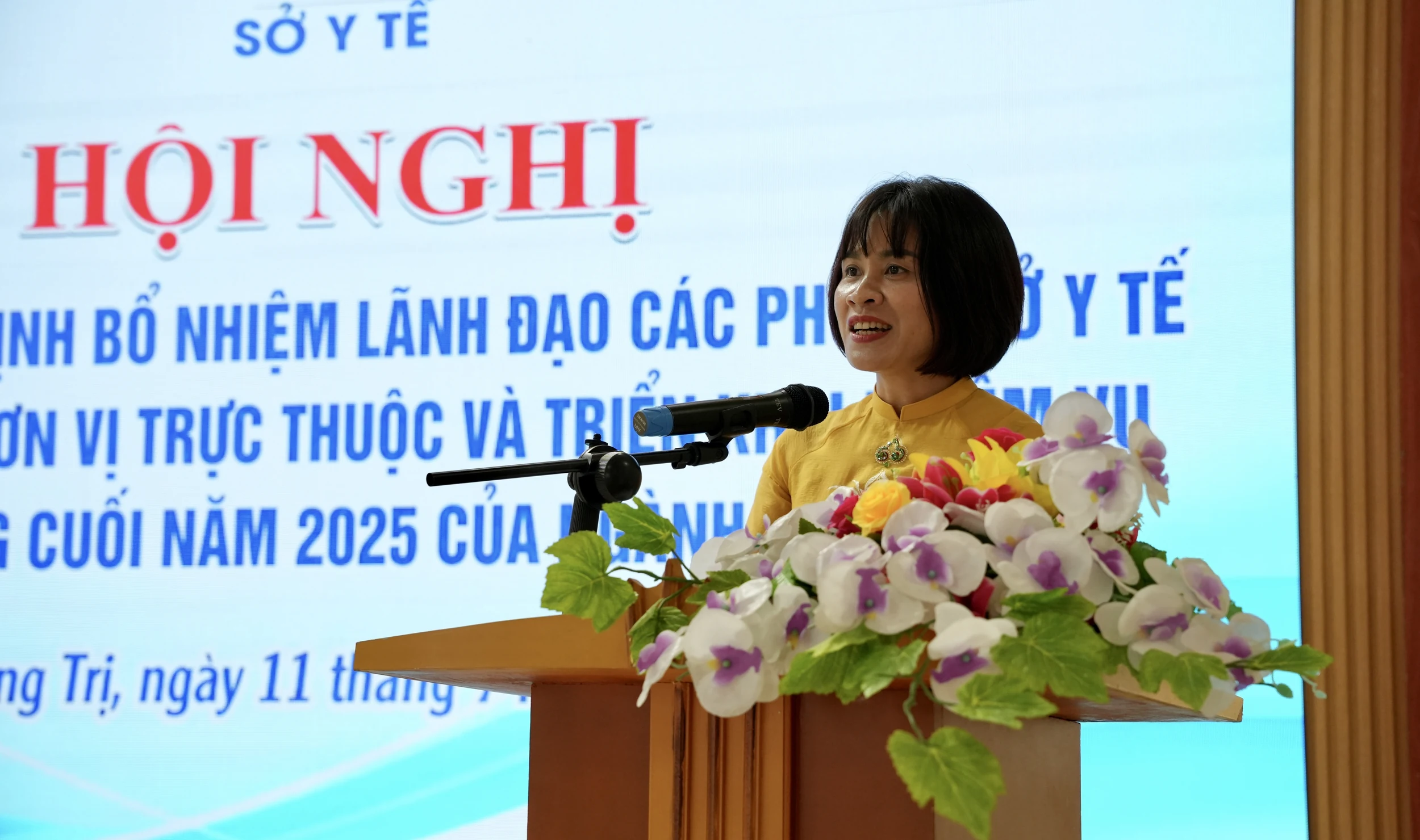 Sở Y tế công bố các quyết định về công tác cán bộ