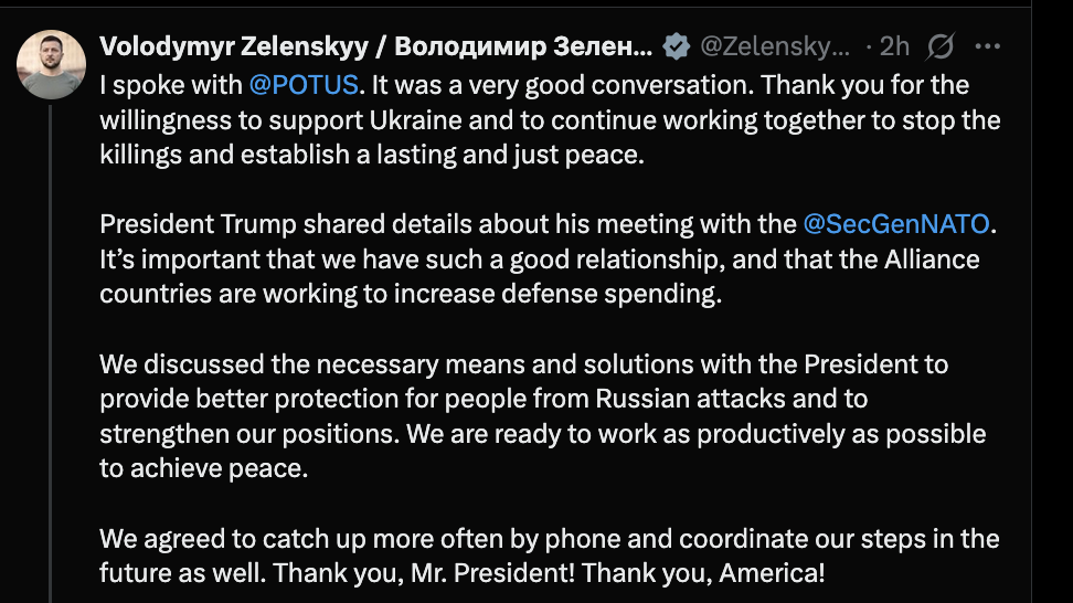 Tổng thống Ukraine tiết lộ nội dung các cuộc điện đàm sau khi Tổng thống Trump ra tối hậu thư với Nga