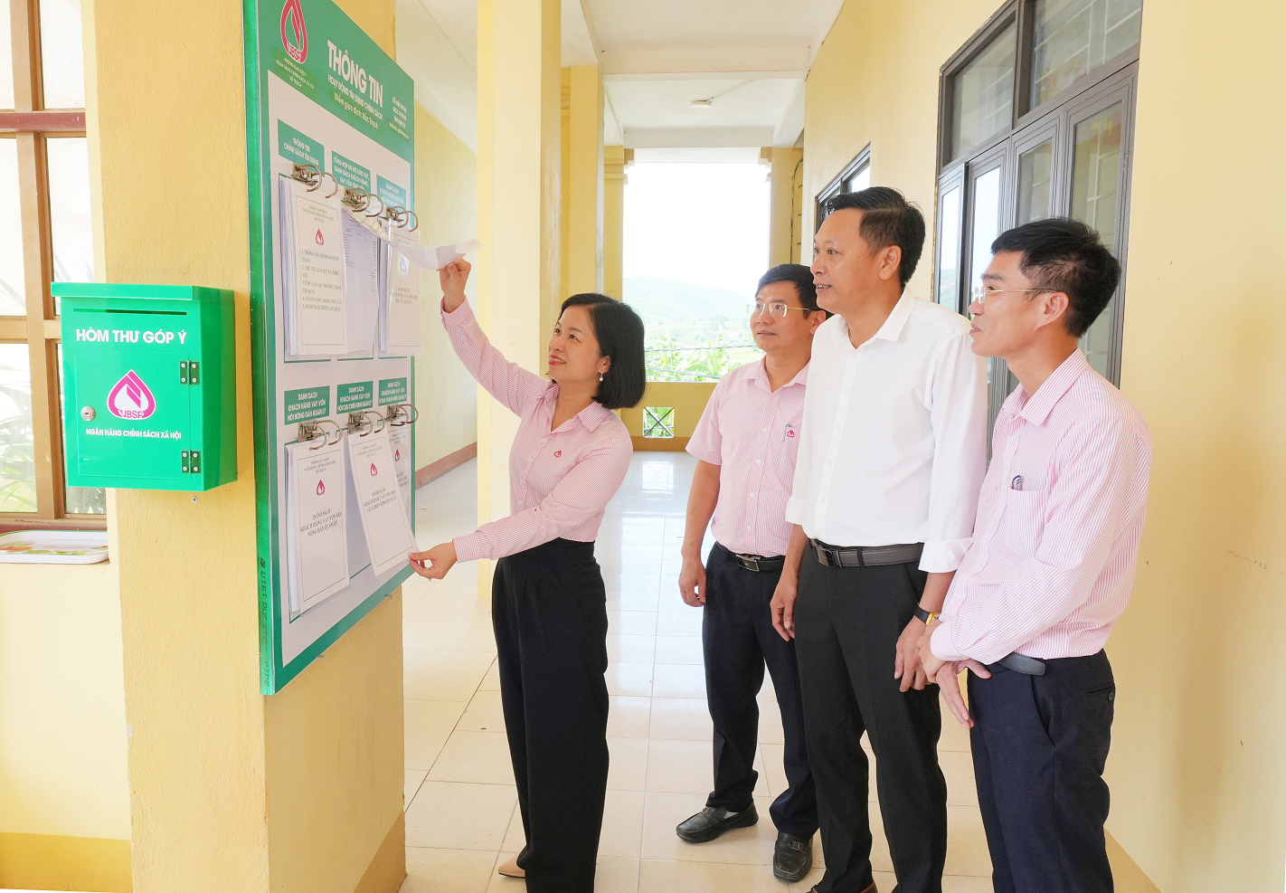 Bảo đảm thông suốt hoạt động giao dịch tín dụng chính sách xã hội