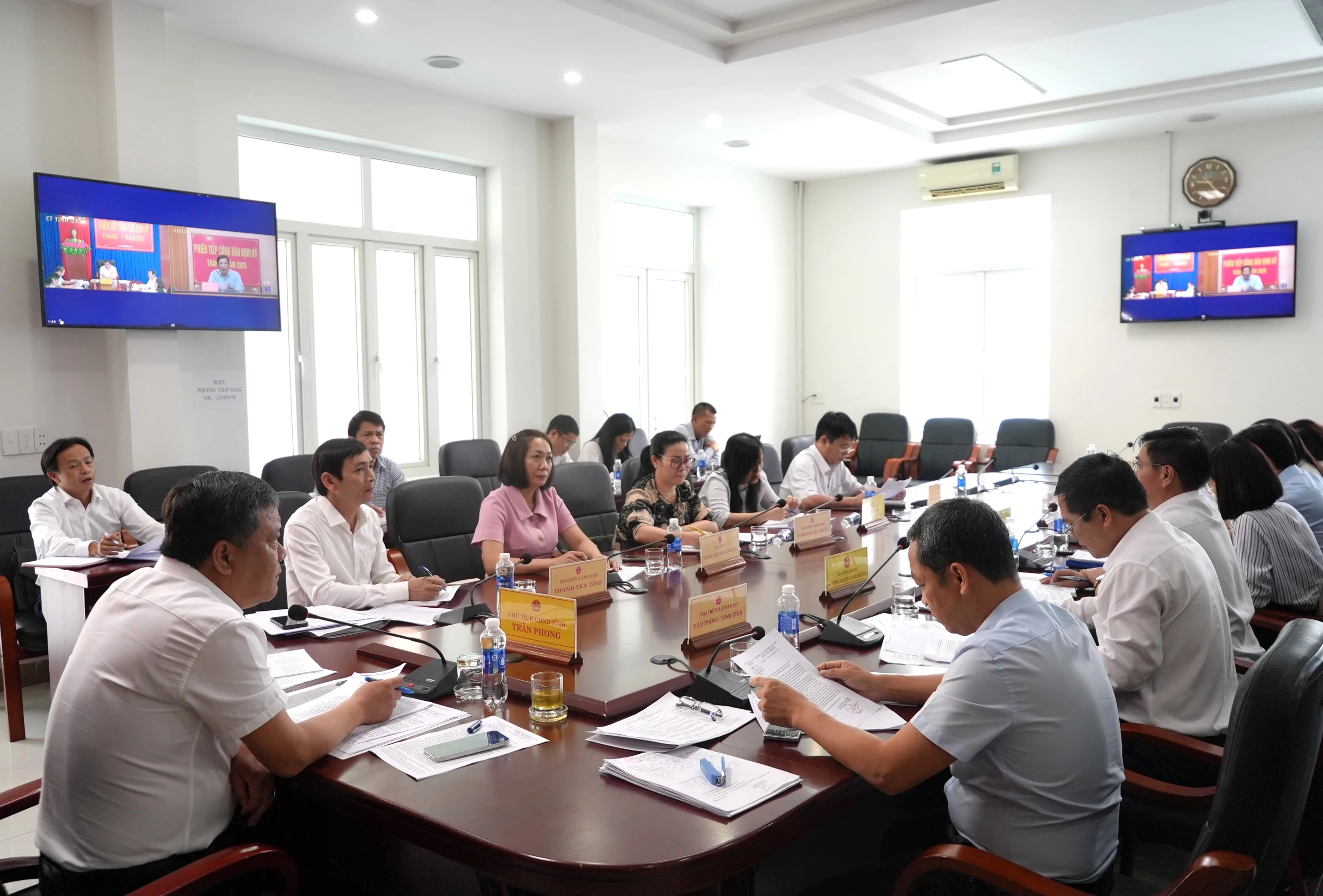 Lãnh đạo tỉnh tiếp công dân định kỳ tháng 7/2025