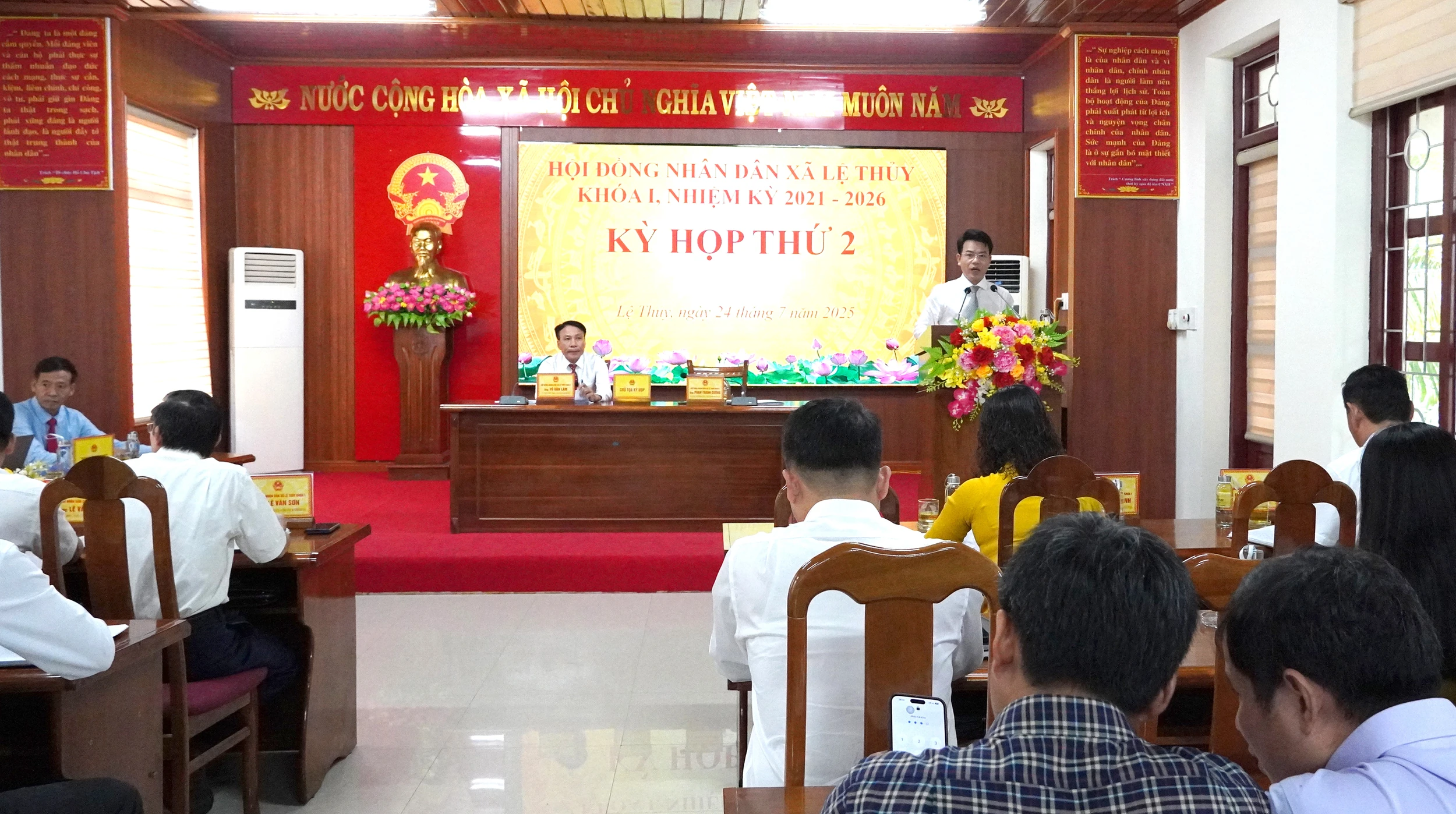 HĐND xã Lệ Thủy: Thông qua các nghị quyết quan trọng
