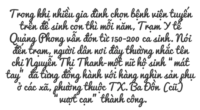 “Vượt cạn” cùng chị Thanh