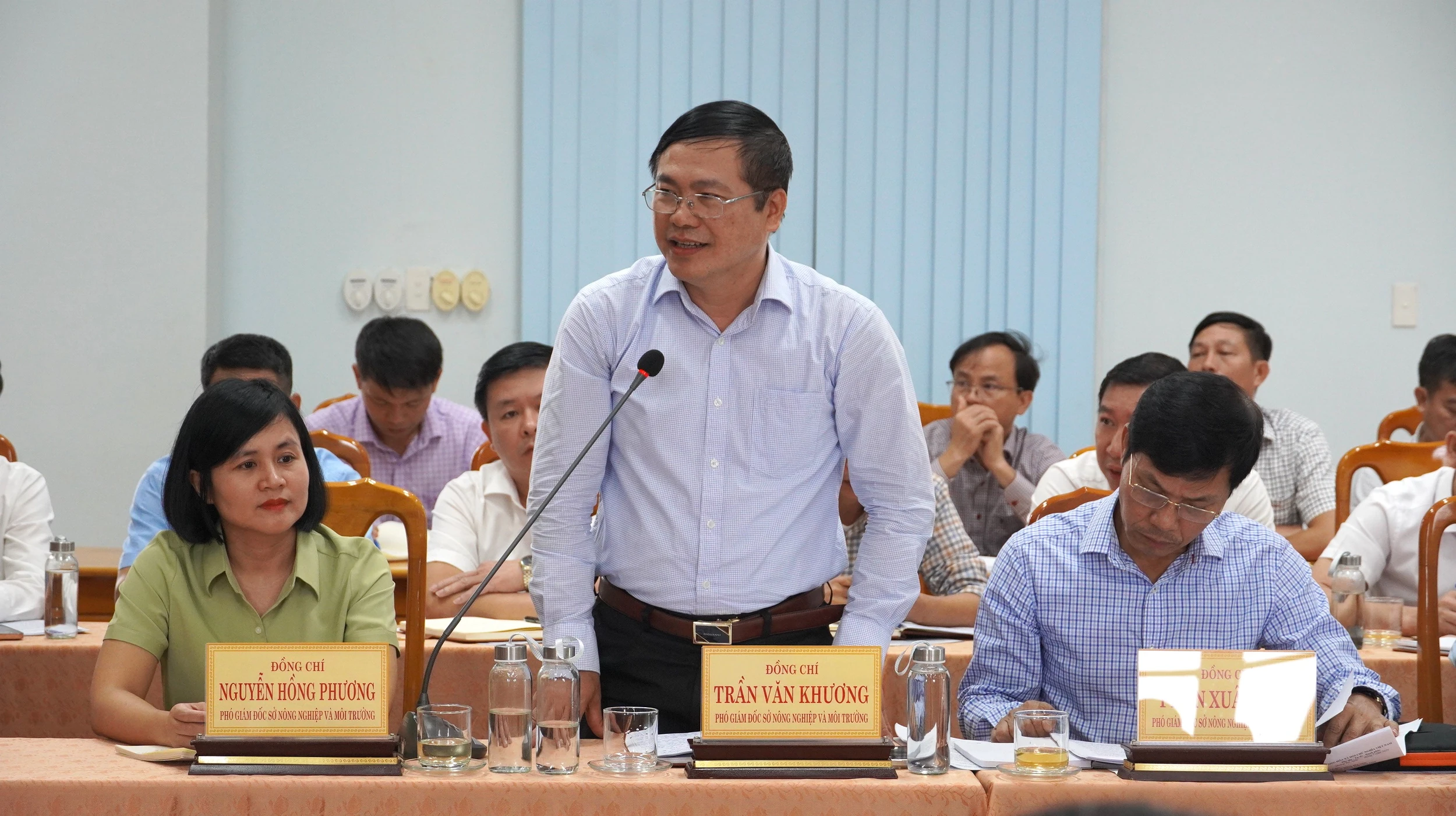 Thứ trưởng Lê Minh Ngân làm việc với Sở Nông nghiệp và Môi trường Quảng Trị