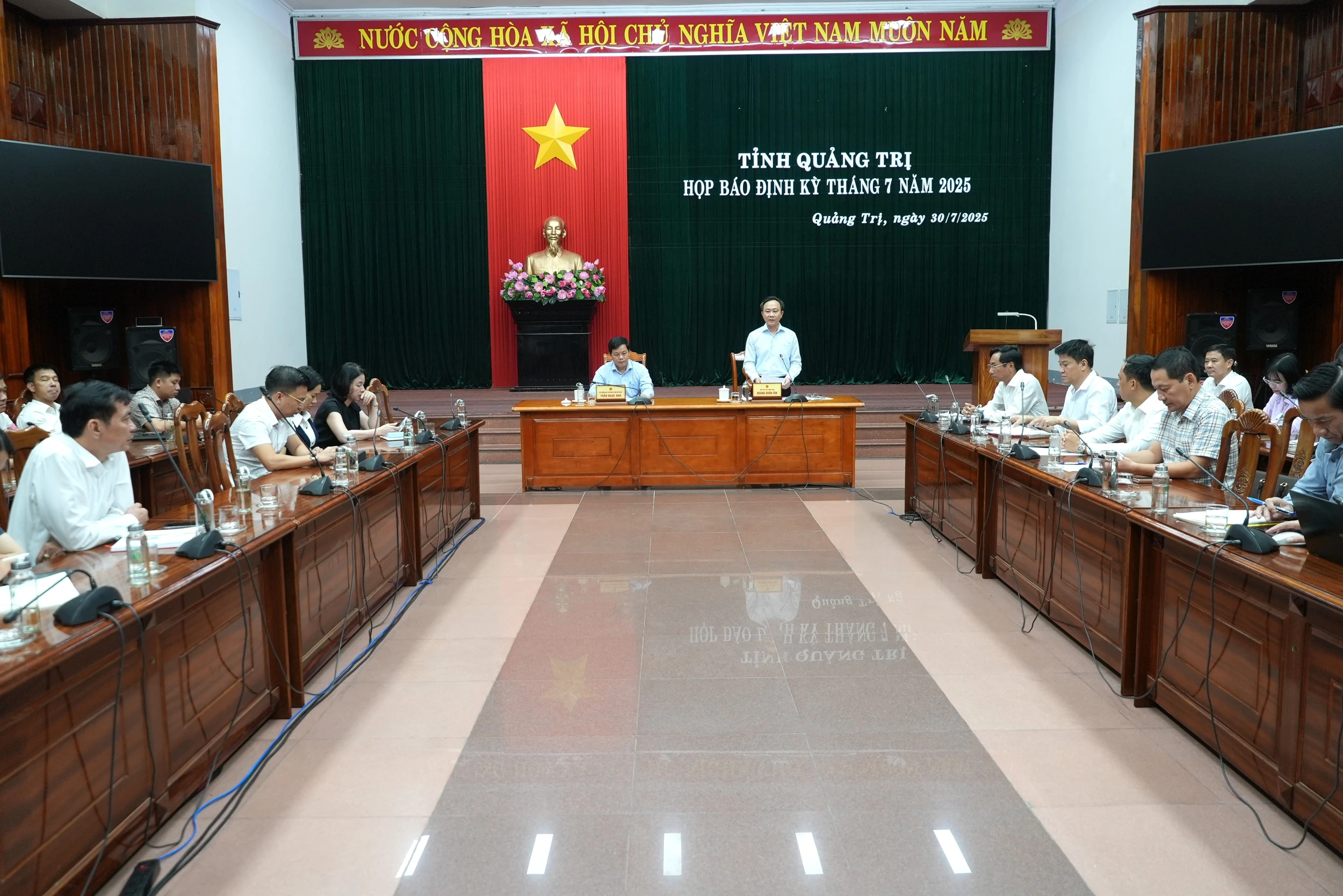 Tỉnh Quảng Trị họp báo định kỳ tháng 7/2025