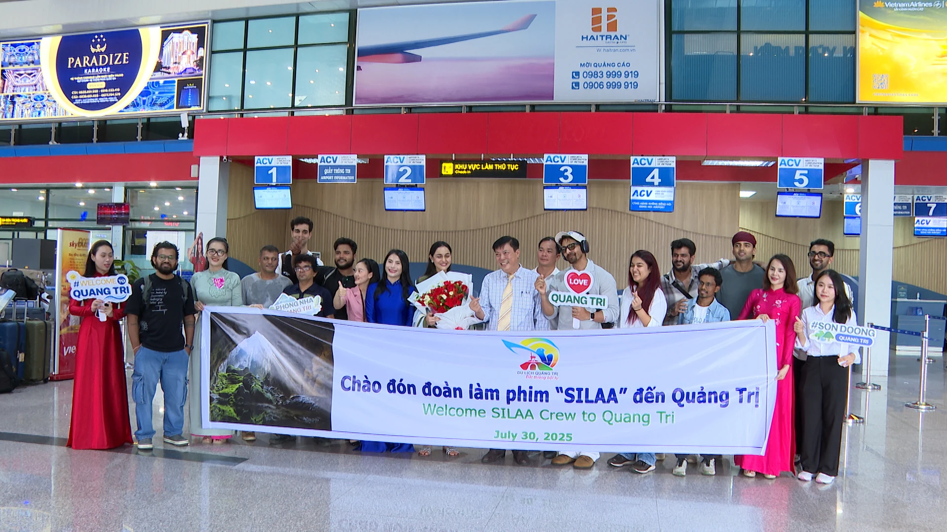 Đoàn làm phim SILAA đến Quảng Trị