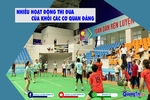 Nhiều hoạt động thi đua của khối các cơ quan Đảng