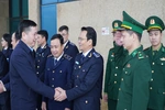 Quang Tri leaders inspect key projects at La Lay International Border Gate