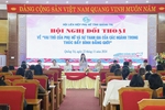 Nỗ lực thúc đẩy bình đẳng giới, giải quyết những vấn đề cấp thiết đối với phụ nữ và trẻ em