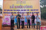 Khởi công xây dựng nhà tình nghĩa cho hai hộ dân ở Hướng Phùng