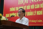 Thông tin định kỳ đối với cán bộ thuộc diện Ban Thường vụ Tỉnh ủy quản lý đã nghỉ hưu