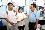 Chủ tịch UBND tỉnh Trần Phong kiểm tra tình hình hoạt động mô hình chính quyền địa phương 2 cấp