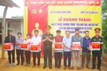 Khánh thành 6 công trình xóa nhà tạm, nhà dột nát
