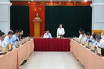 Thứ trưởng Lê Minh Ngân làm việc với Sở Nông nghiệp và Môi trường Quảng Trị