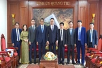 Bí thư Tỉnh ủy Quảng Trị tiếp xã giao Đại sứ Nhật Bản tại Việt Nam