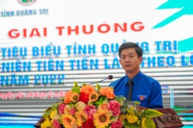 25 đoàn viên , thanh niên được trao giải thưởng G ương mặt trẻ tiêu biểu tỉnh Quảng Trị