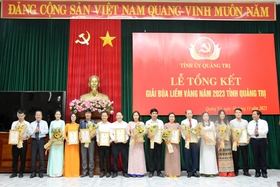 Tổng kết và trao Giải Búa liềm vàng năm 2023 tỉnh Quảng Trị