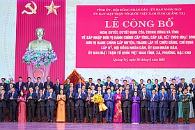 Công bố các nghị quyết, quyết định về sắp xếp đơn vị hành chính các cấp tỉnh Quảng Trị mới